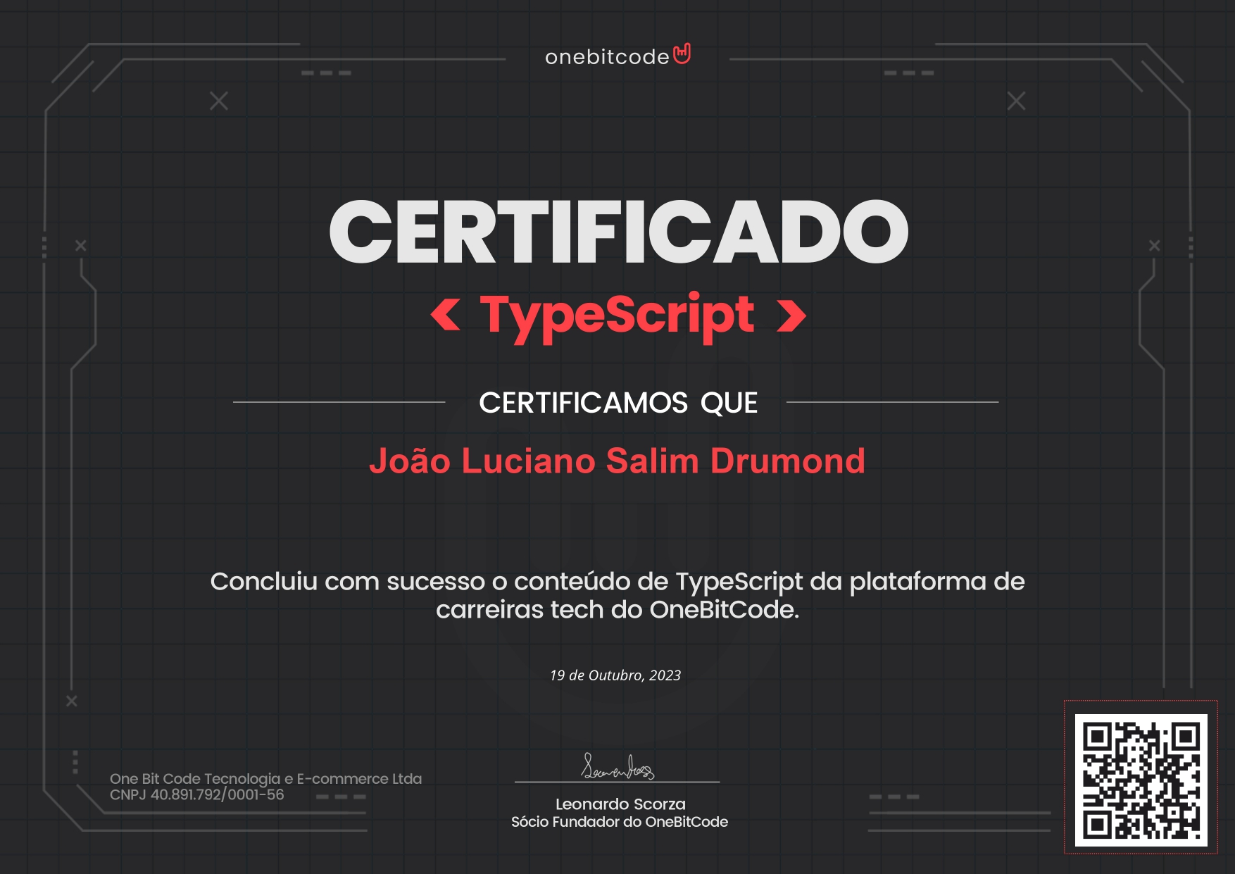 certificado TypeScript