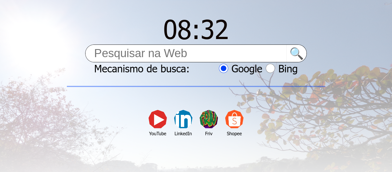 página inicial